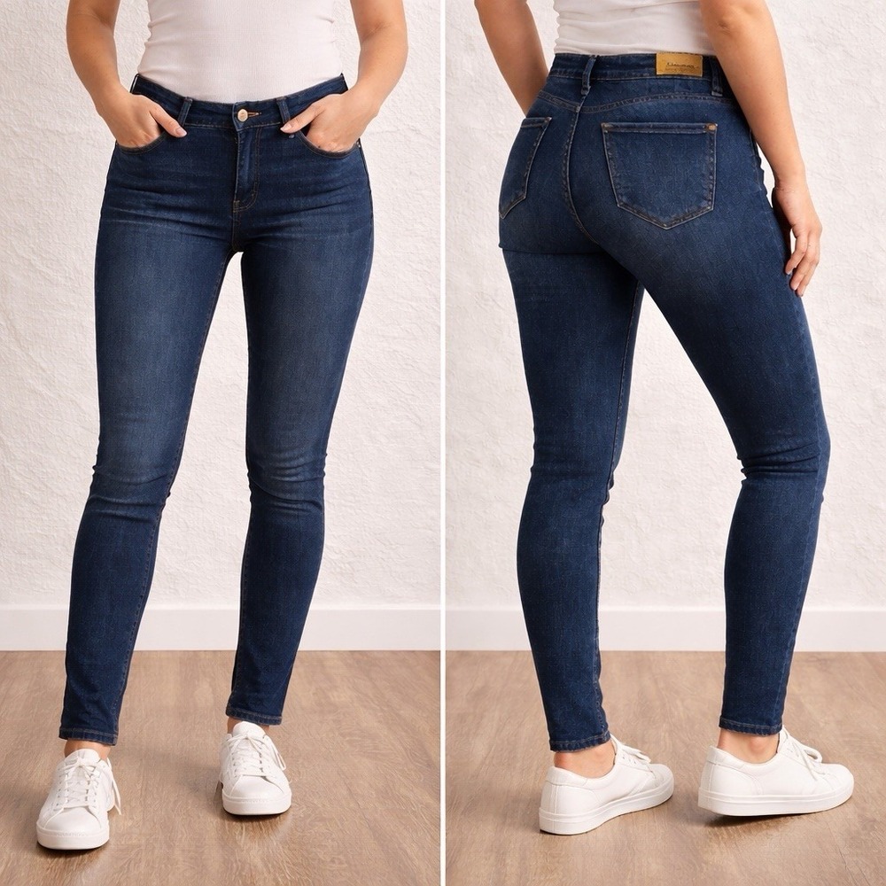 KanCan Skinny Jeans Women's 27 Dark Wash Stretch Denim Mid Rise 27.5 Inseam